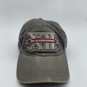 Big 12 Conference Hat Cap Strap Back Embroidered Logos NCAA Football College